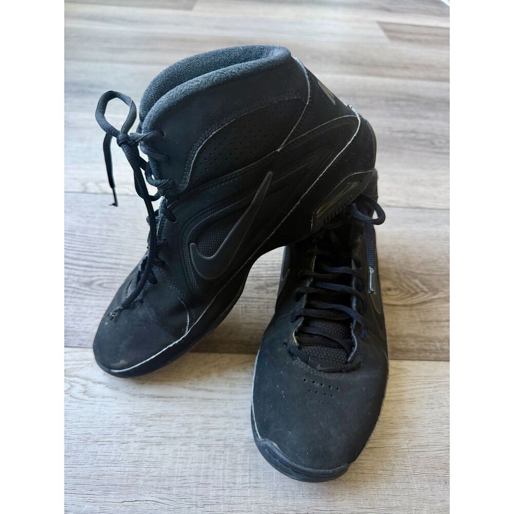 Nike Air Visi Pro 111NBK High Top Basketball Sneaker Shoes Black Sz 8.5 Worn 2x!